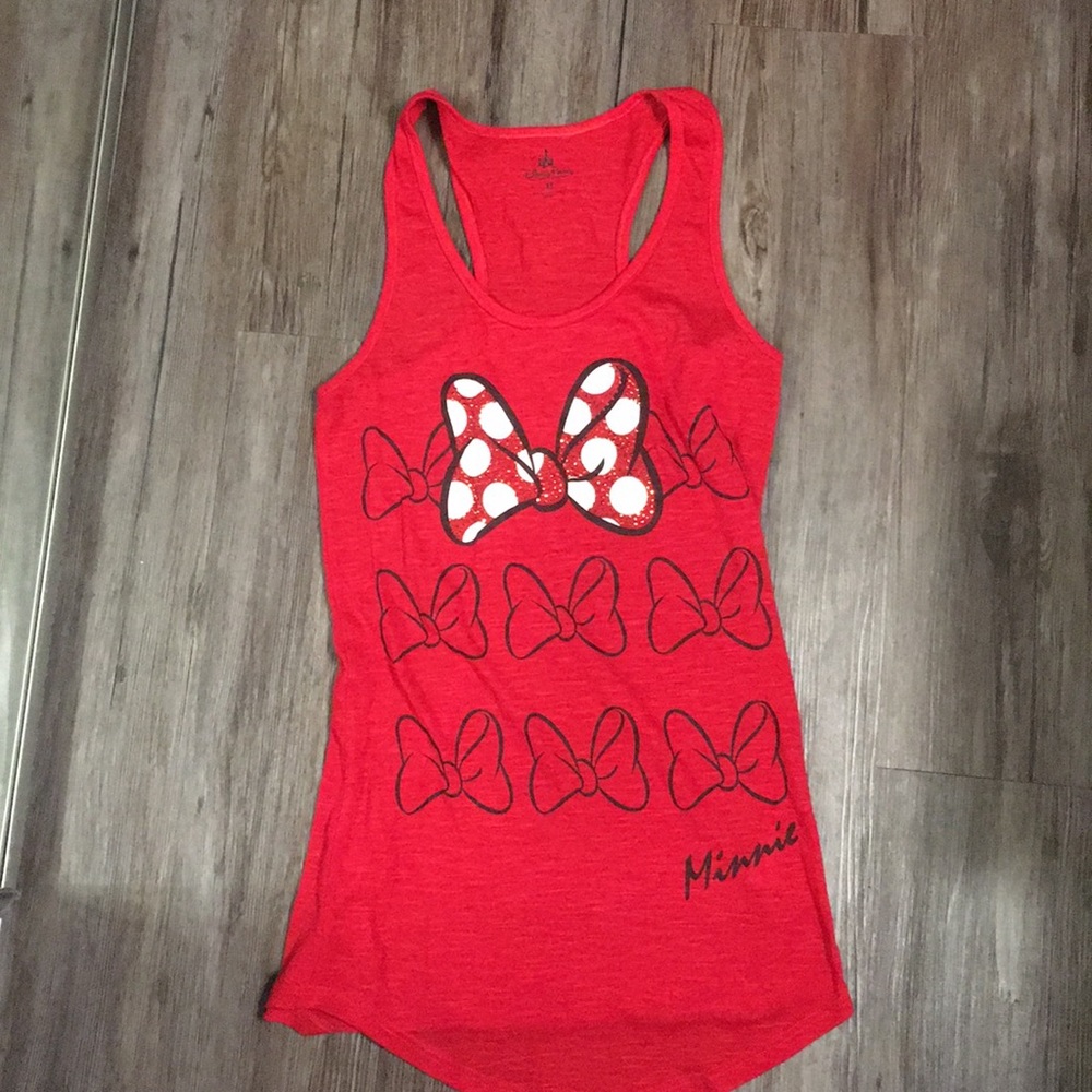 Disneyland Parks Minnie Mouse racer back tank